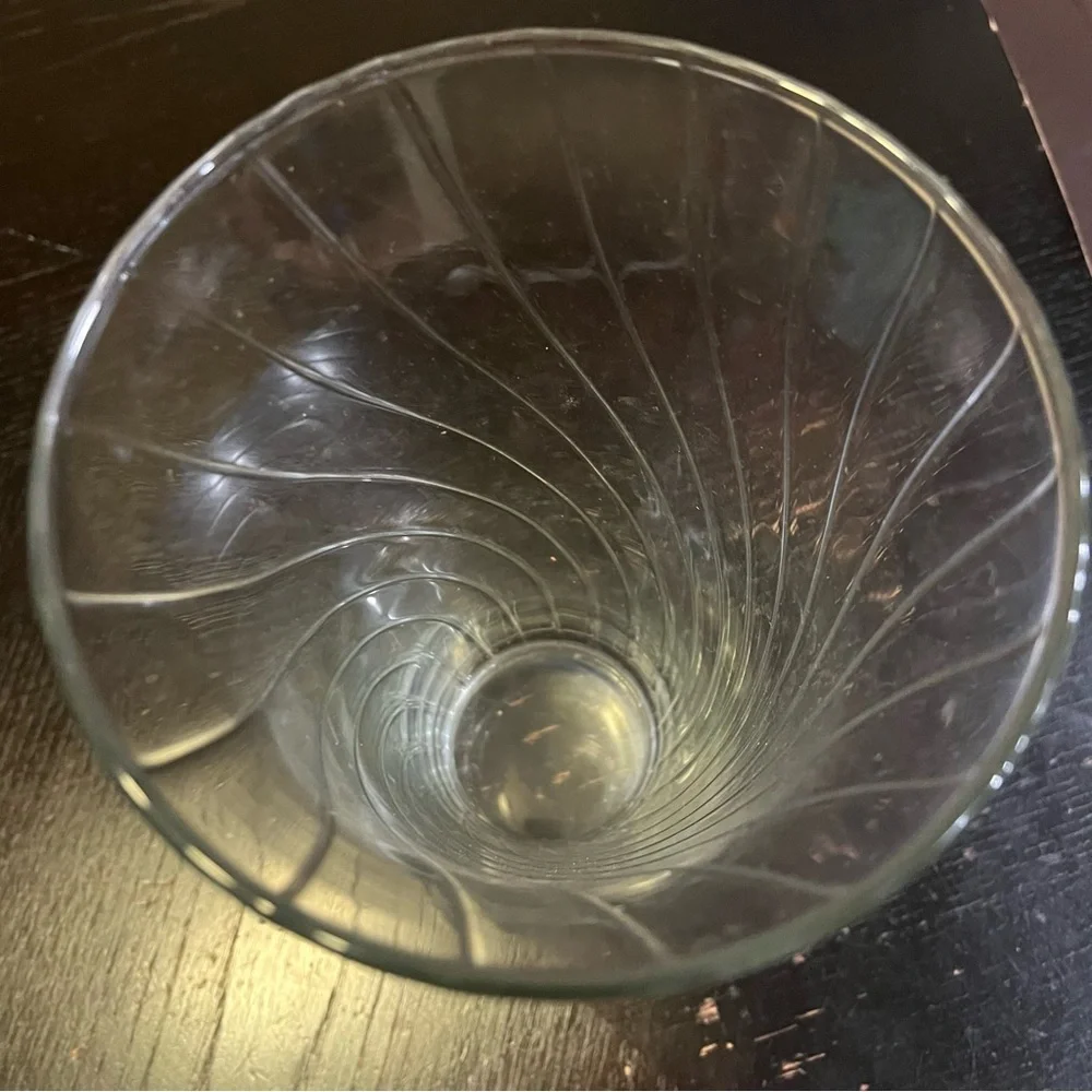 Large Clear Glass Vase 19.5 inches tall 5.5 inches wide